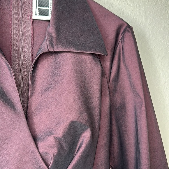 Vintage 80's Tadashi Faux Wrap Top Size 12 - Picture 3 of 12